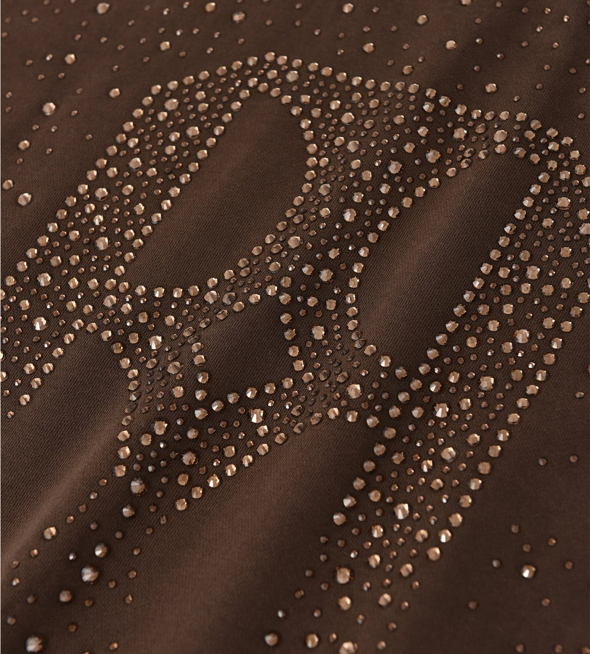 Birth of Royal Child 20k Swarovski Diamond Hoodie Brown
