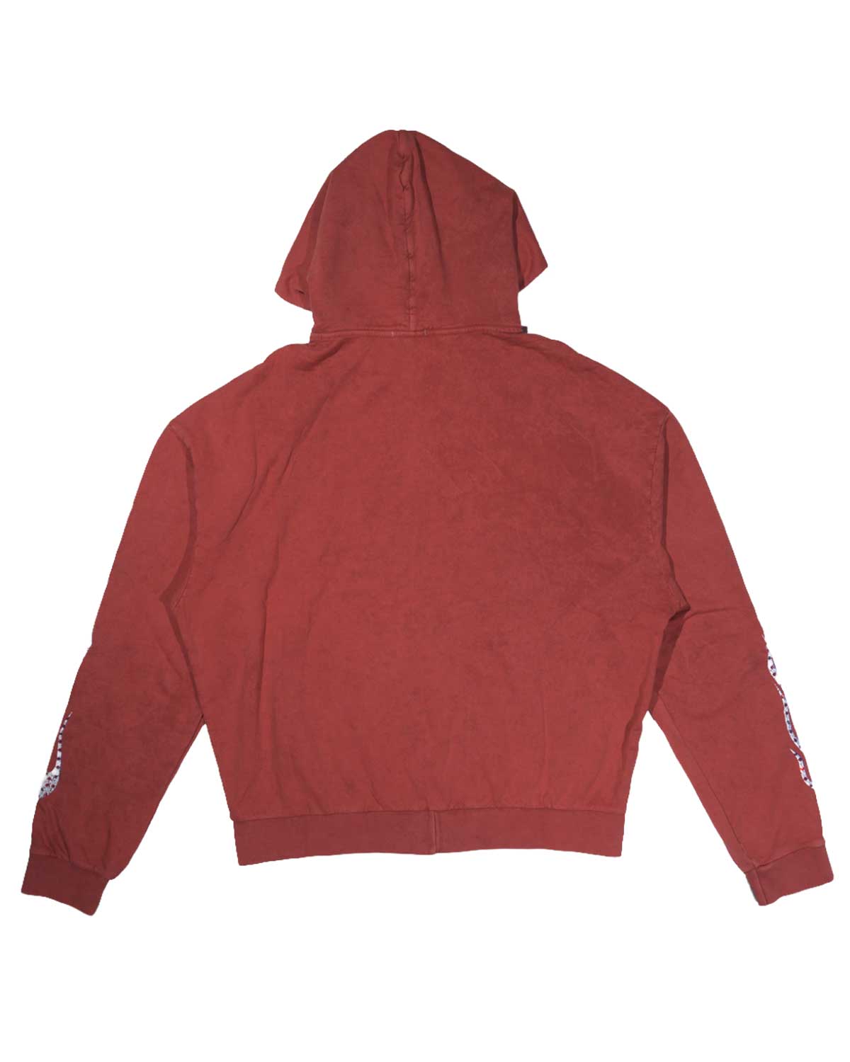 Bossi Vintage Rhinestone Hoodie Red/White/Red