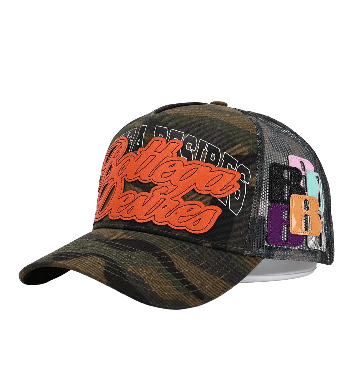 Bottega Desires Trucker Hat Camo