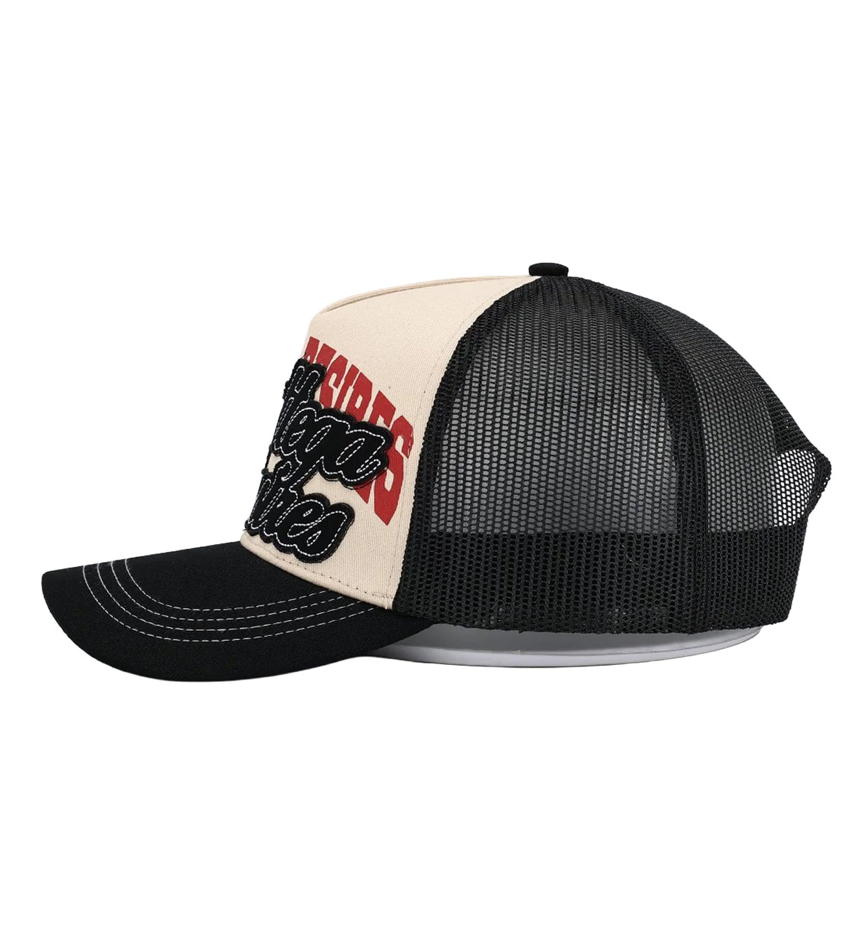 Bottega Desires Trucker Hat Raw Black/Cream