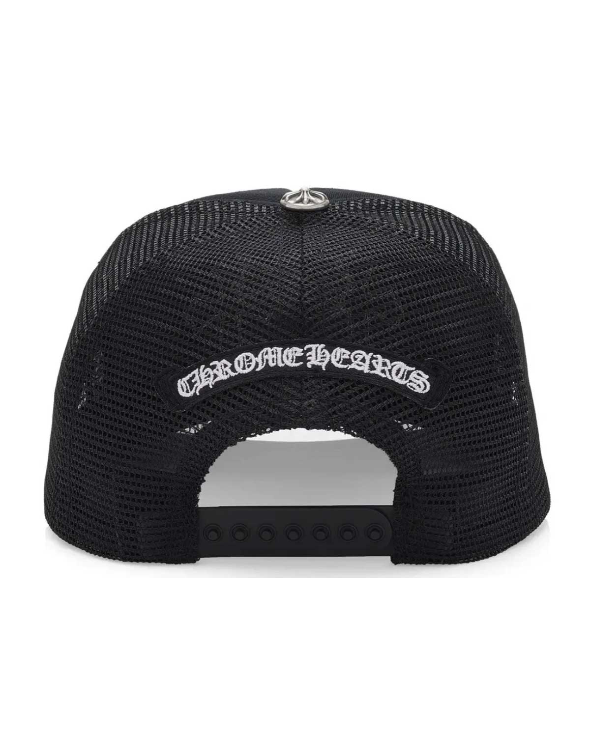 Chrome Hearts Pony Hair Trucker Hat Black