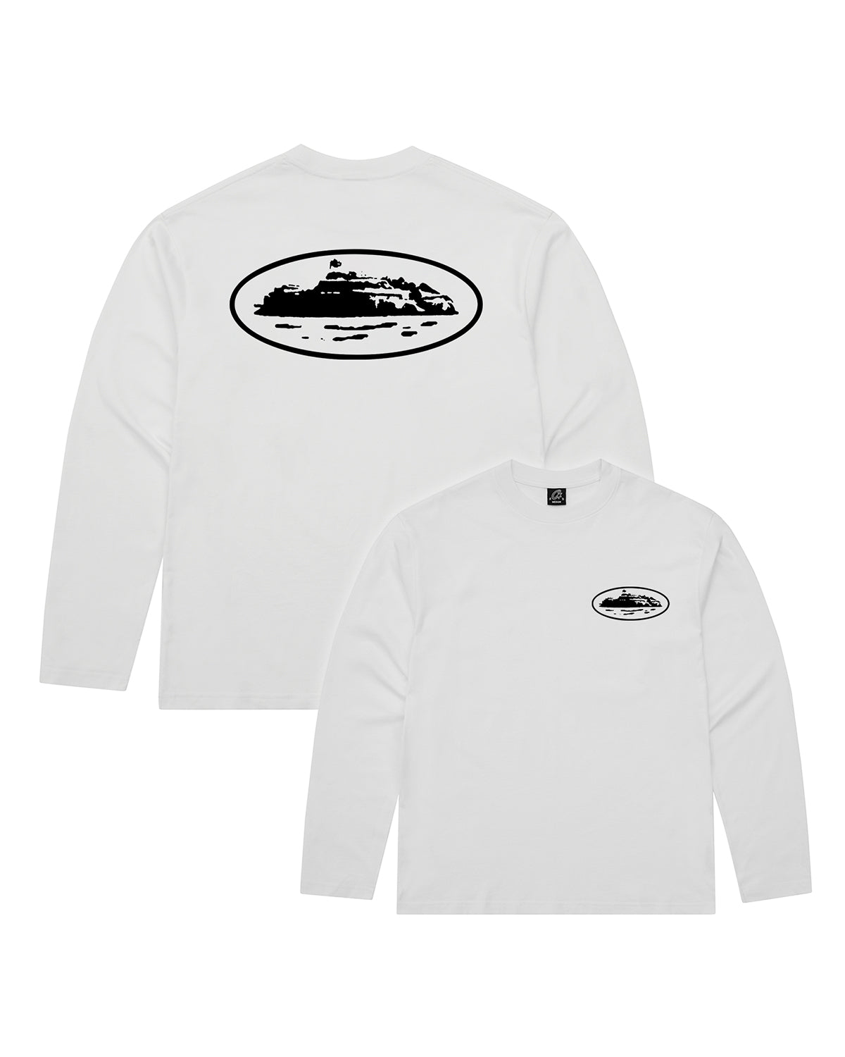 Corteiz OG Island LS Tee White