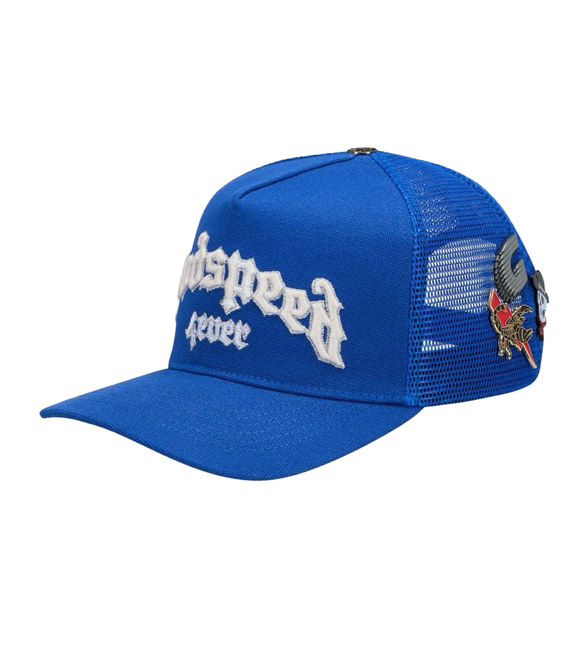 Godspeed Forever Trucker Hat Blue