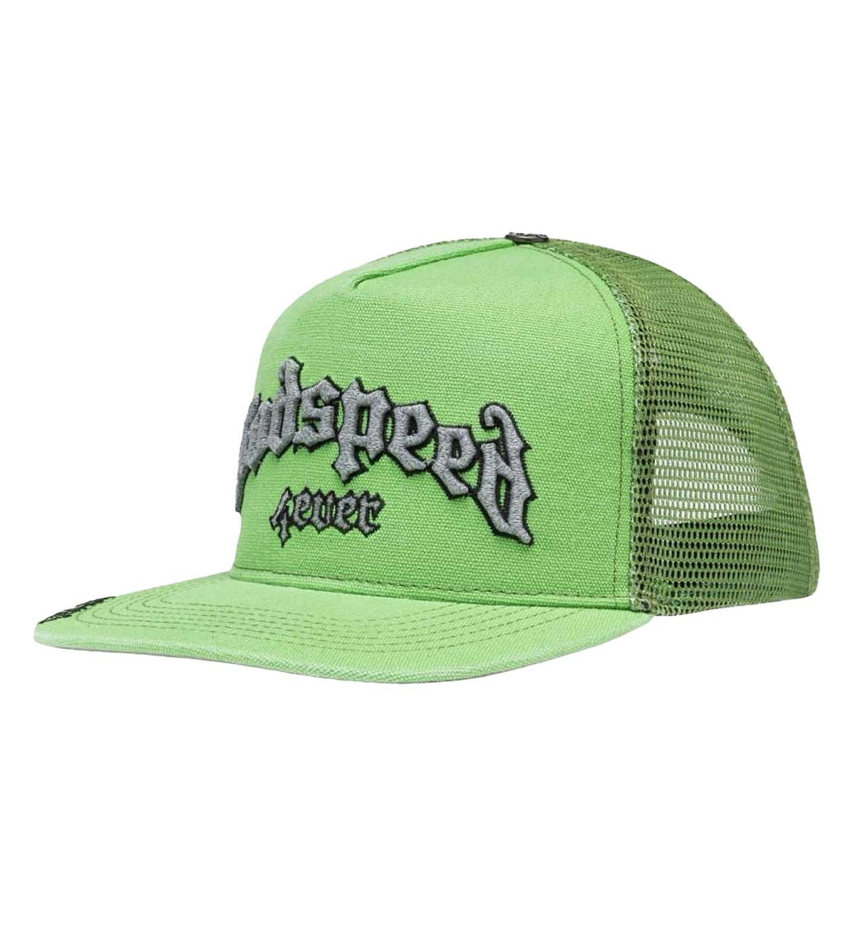 Godspeed Forever Trucker Hat Boom Lime Wash