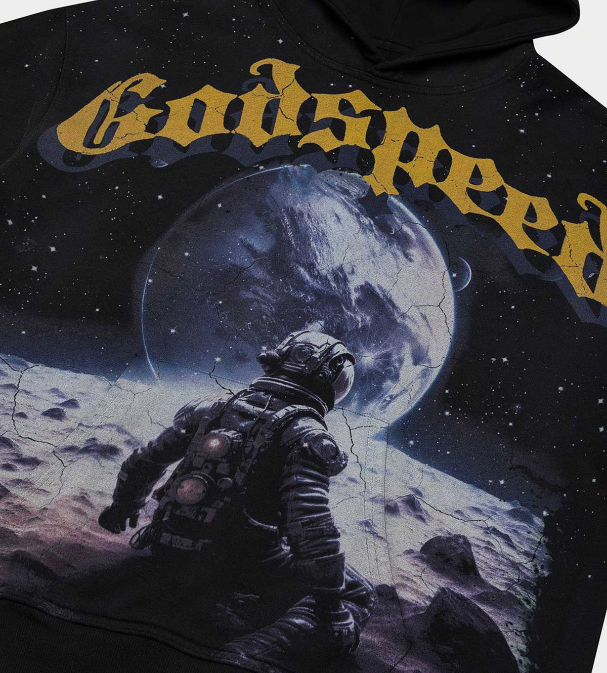Godspeed No Looking Back Hoodie Black/Yellow