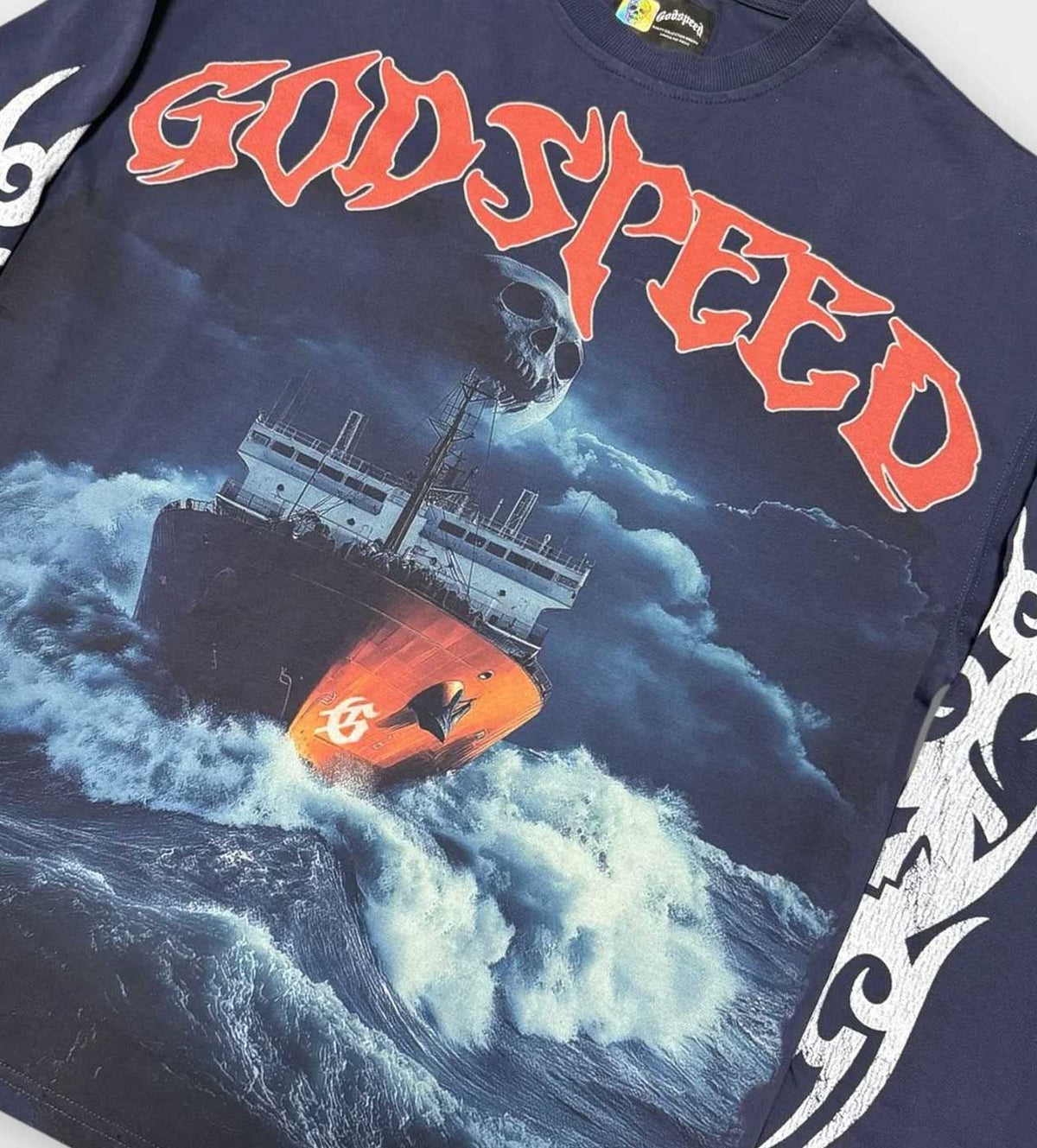 Godspeed Sea Sick L/S Tee Navy