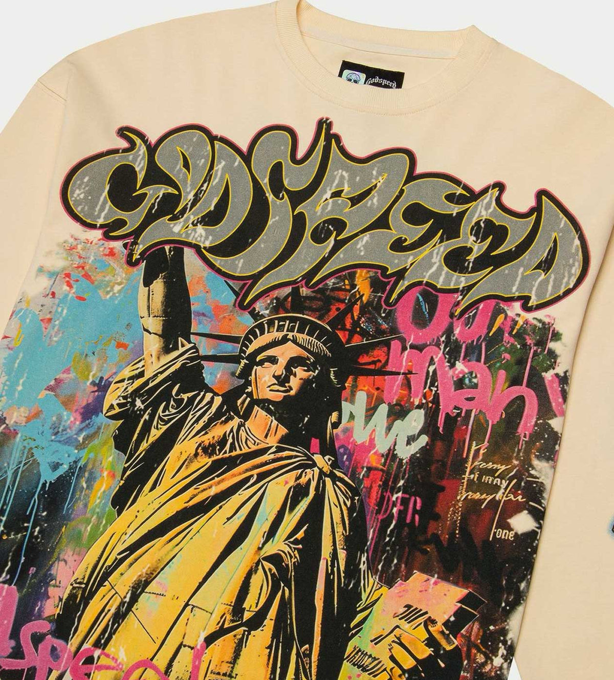 Godspeed Vandal L/S Tee Bone