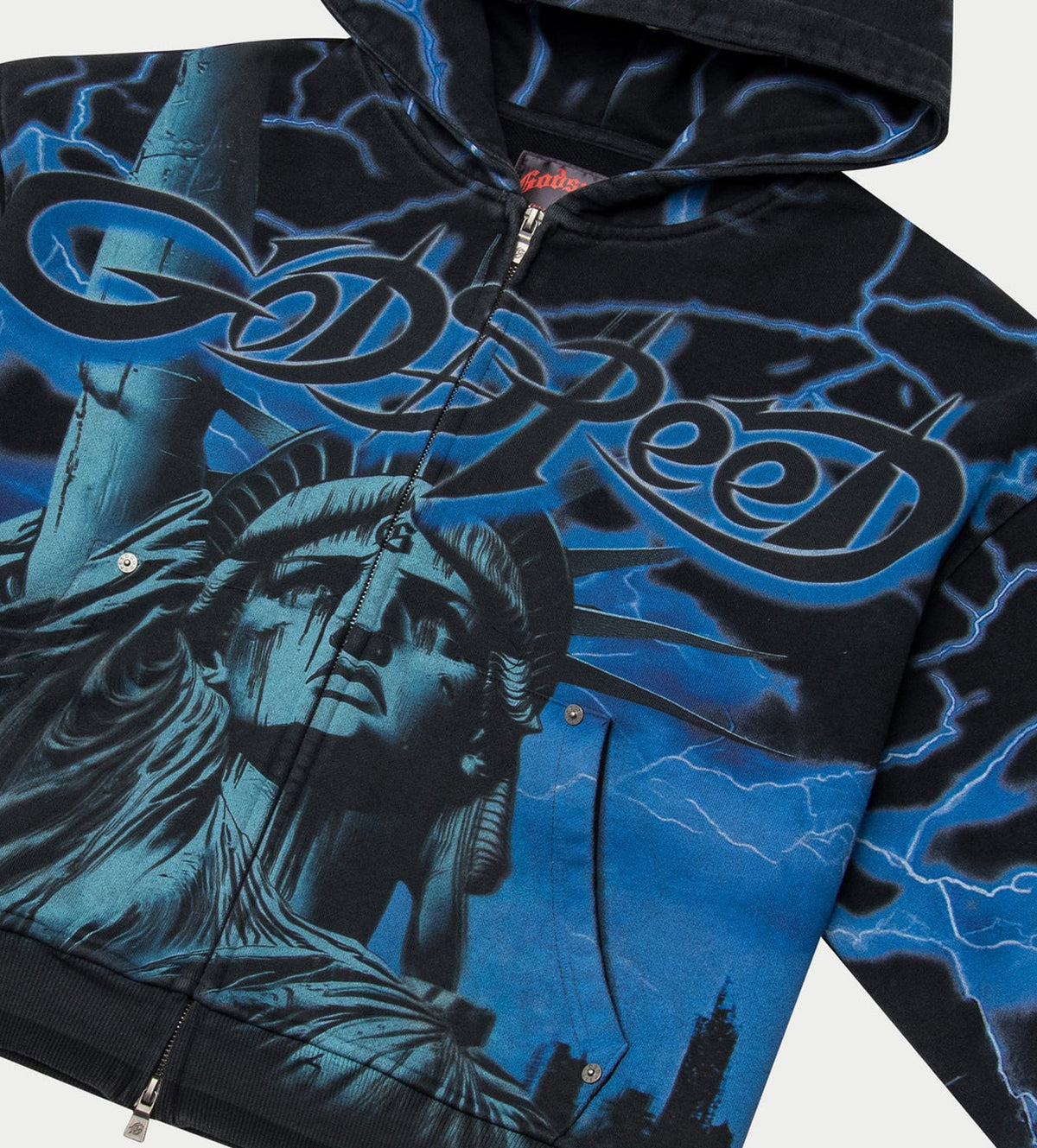 Godspeed Voltage Zip Hoodie Blue