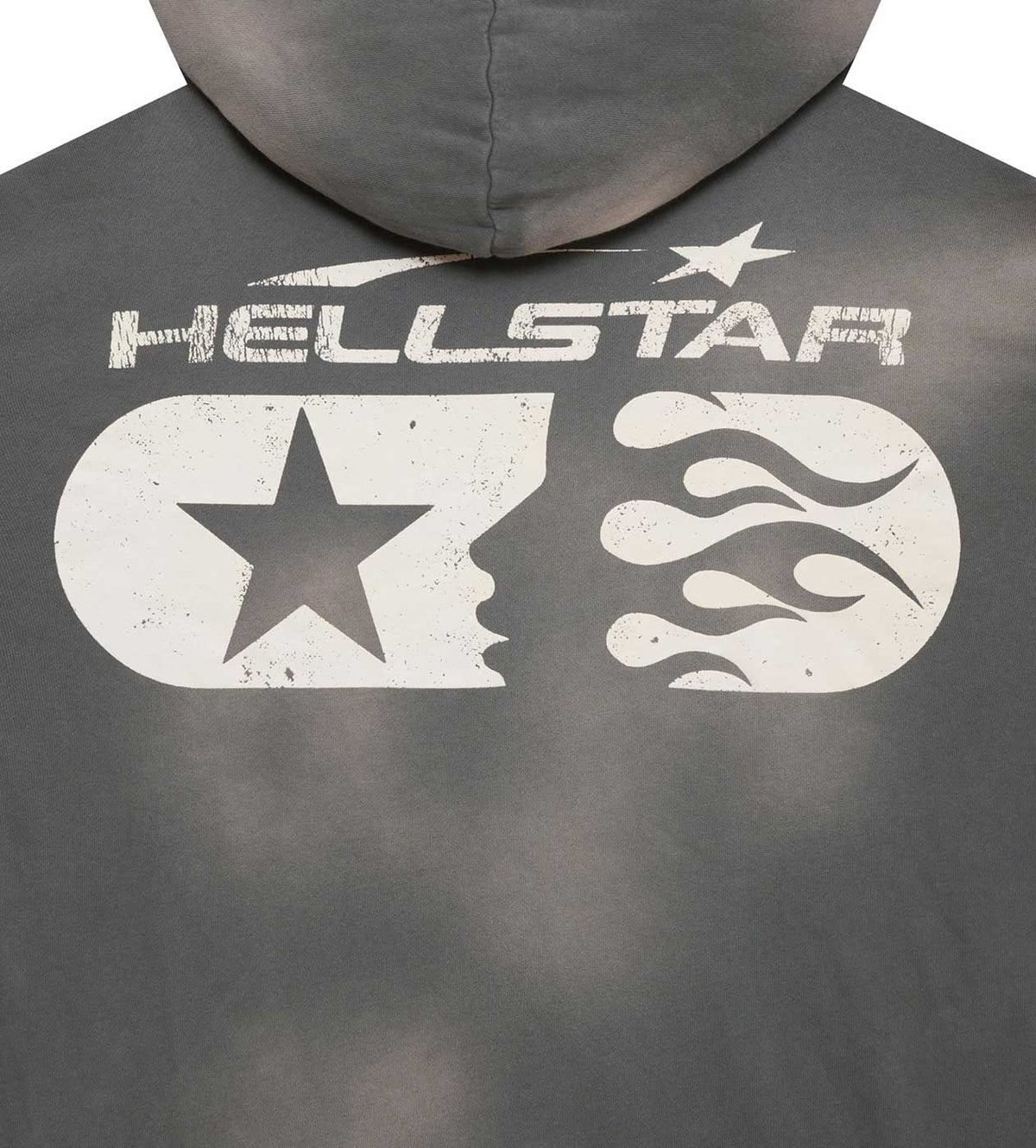 Hellstar Studios Zip Up Hoodie Grey