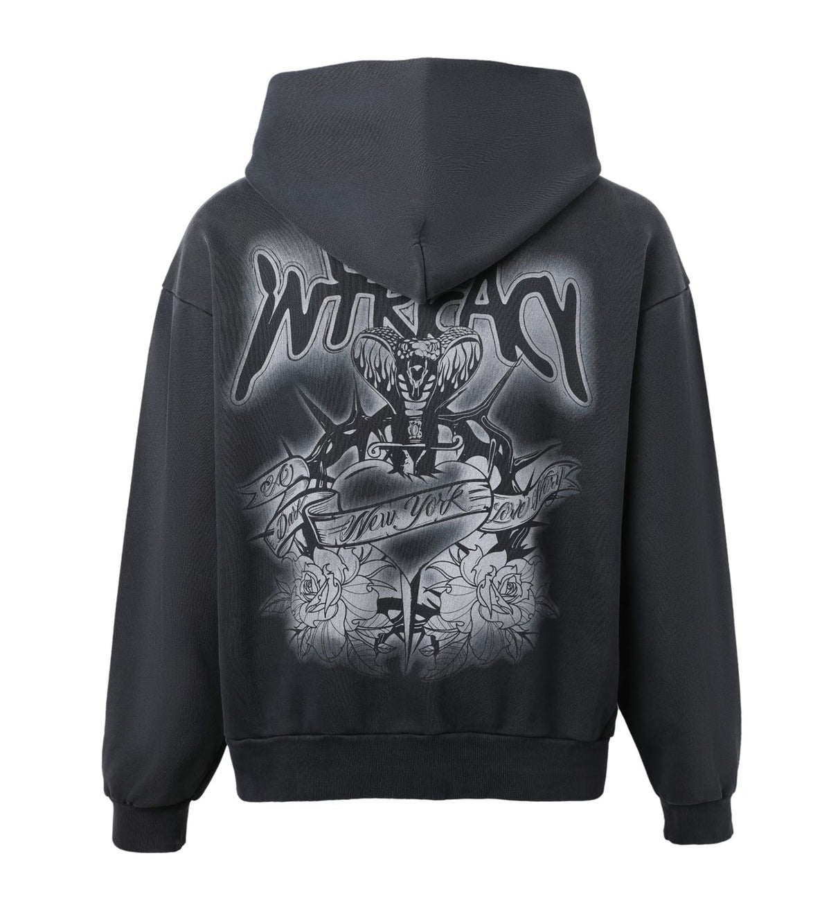 Lost Intricacy Inverse Hoodie Black