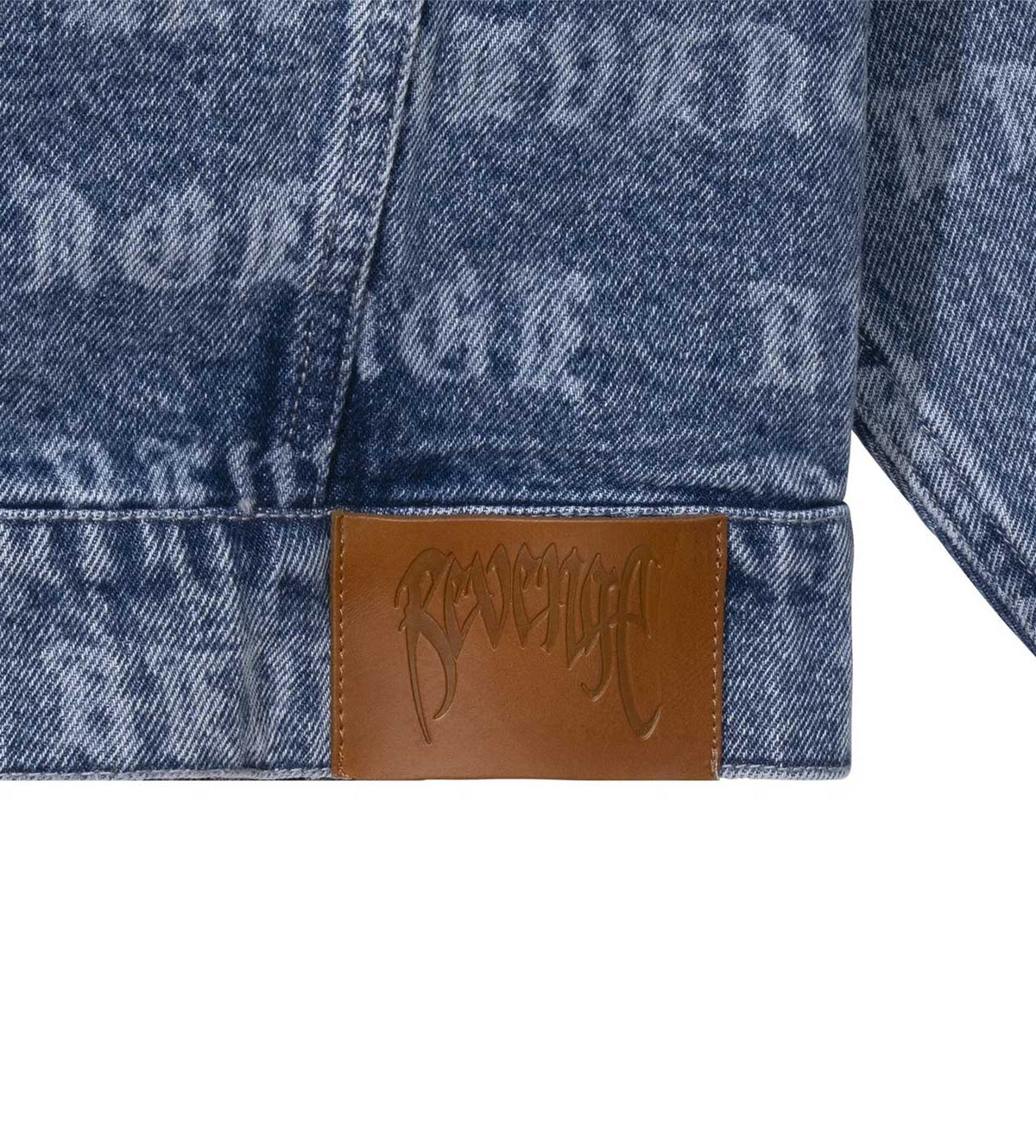 Revenge All Over Denim Jacket Indigo