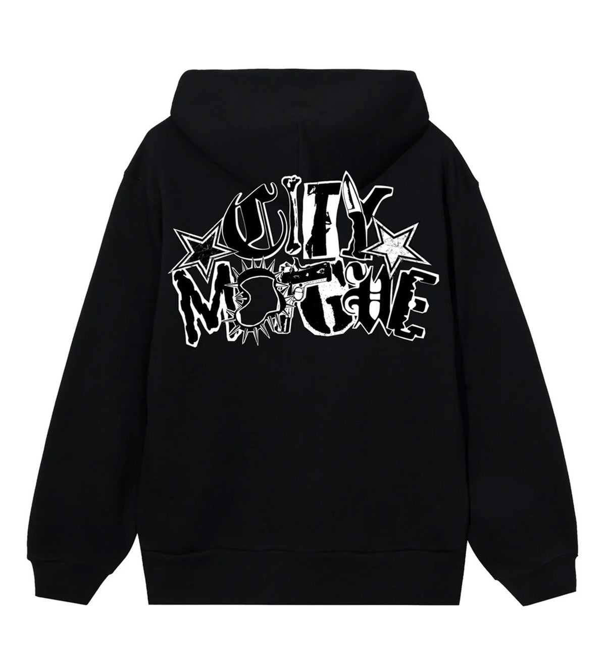 Revenge Arch Logo Claw Hoodie Black/White