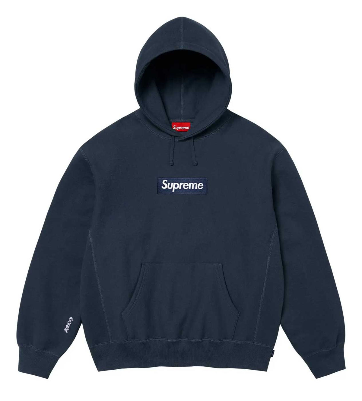 Supreme Box Logo Hoodie Navy