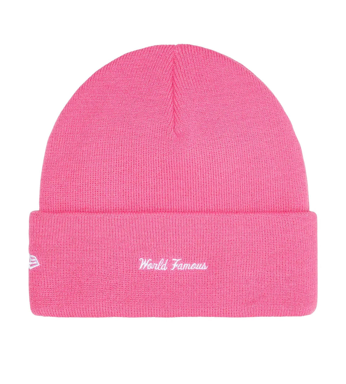 Supreme New Era Box Logo Beanie Magenta
