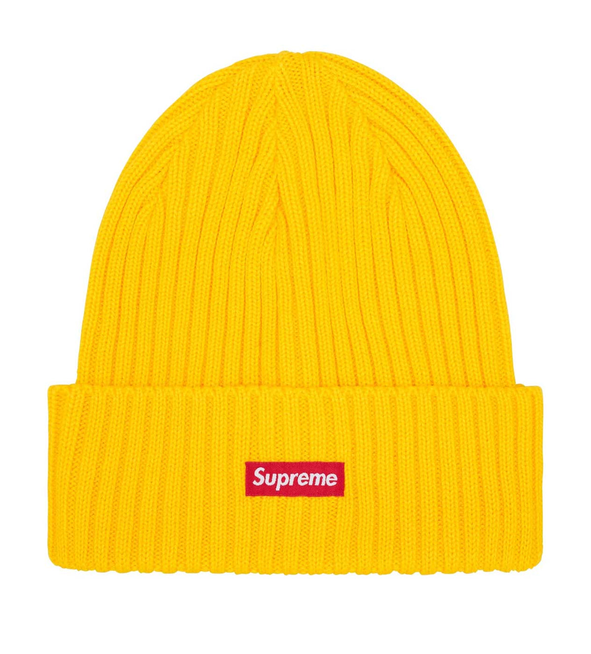 Supreme Overdyed Beanie Yellow SS25