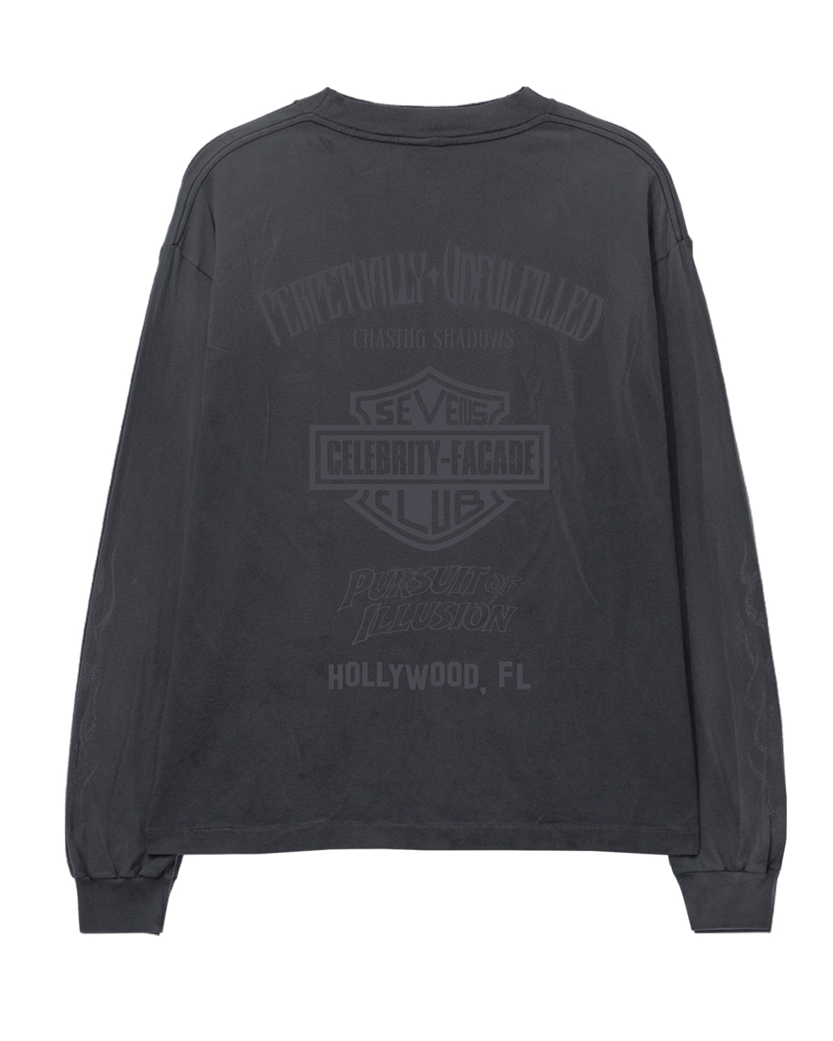 Triple Sevens Harley L/S Tee Black
