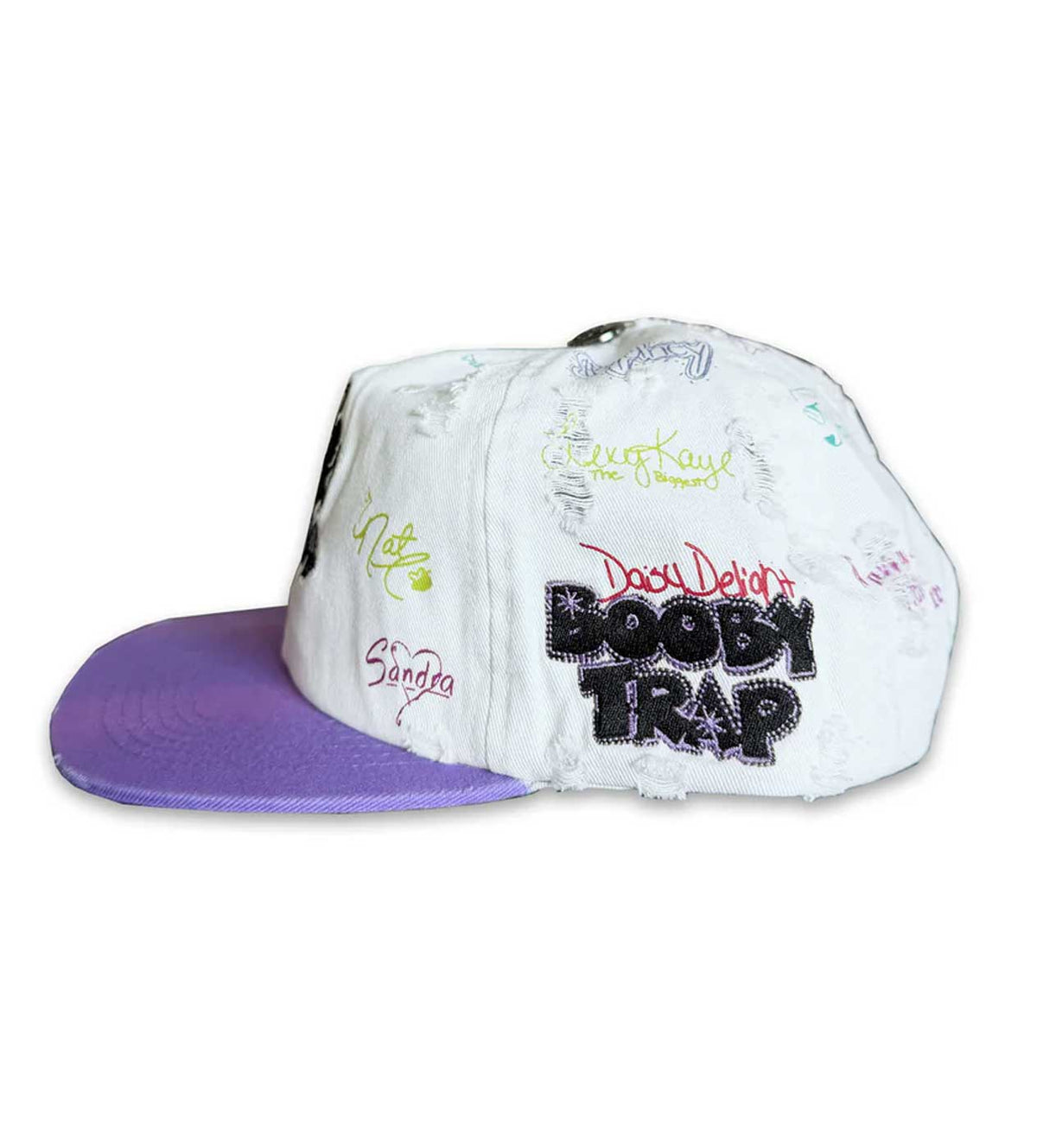 Triple Sevens Trap Logo Hat White