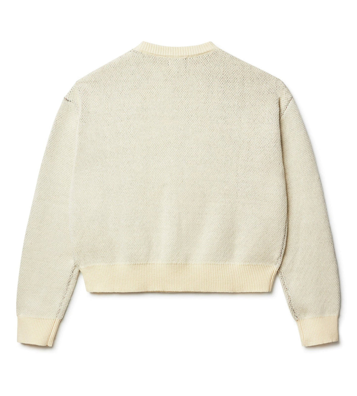Vale Forever Black Cat Knit Sweater White