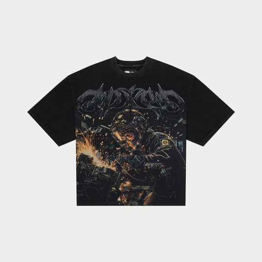 Godspeed Steel Sharpens Steel Tee
