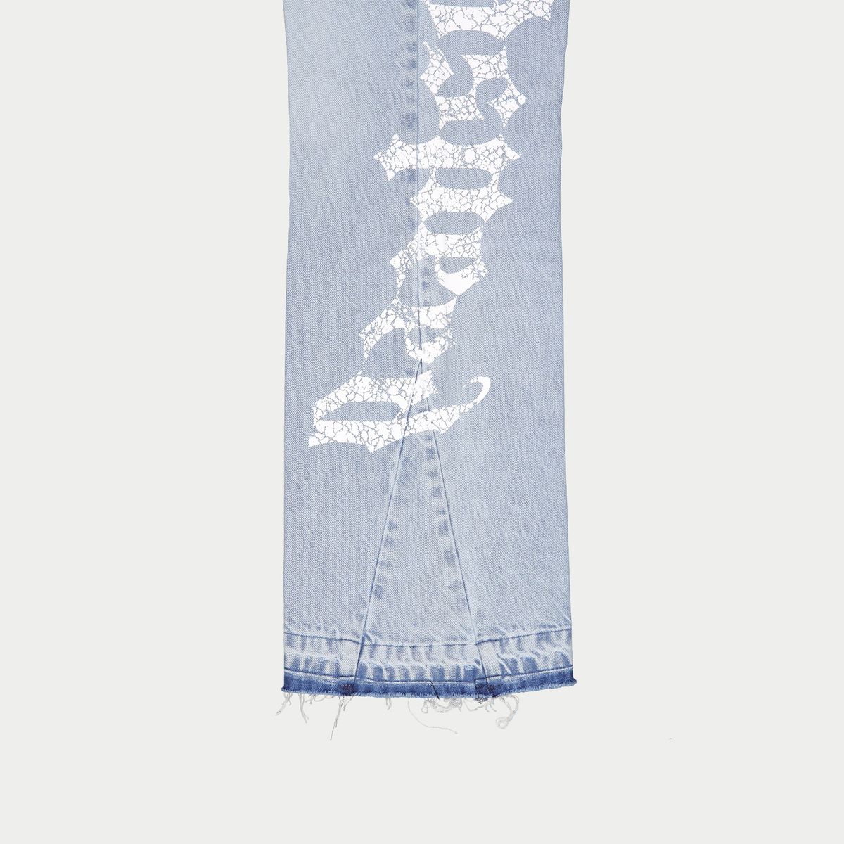 Godspeed Printed OG Logo Flared Denim