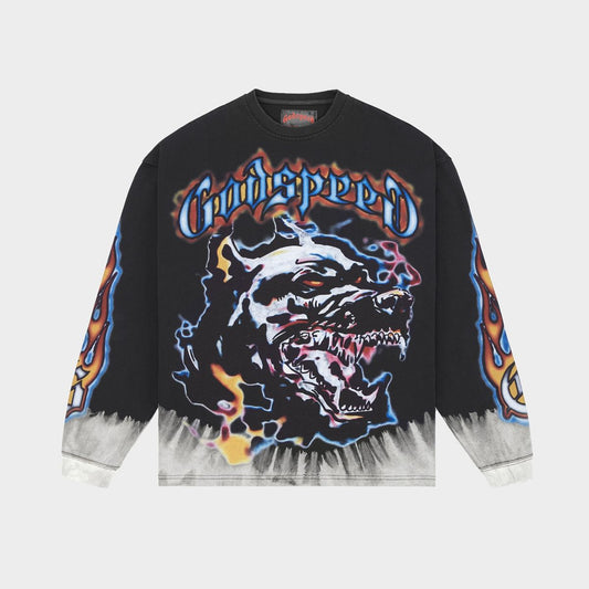 Godspeed Off the Leash LS (Black Wash)