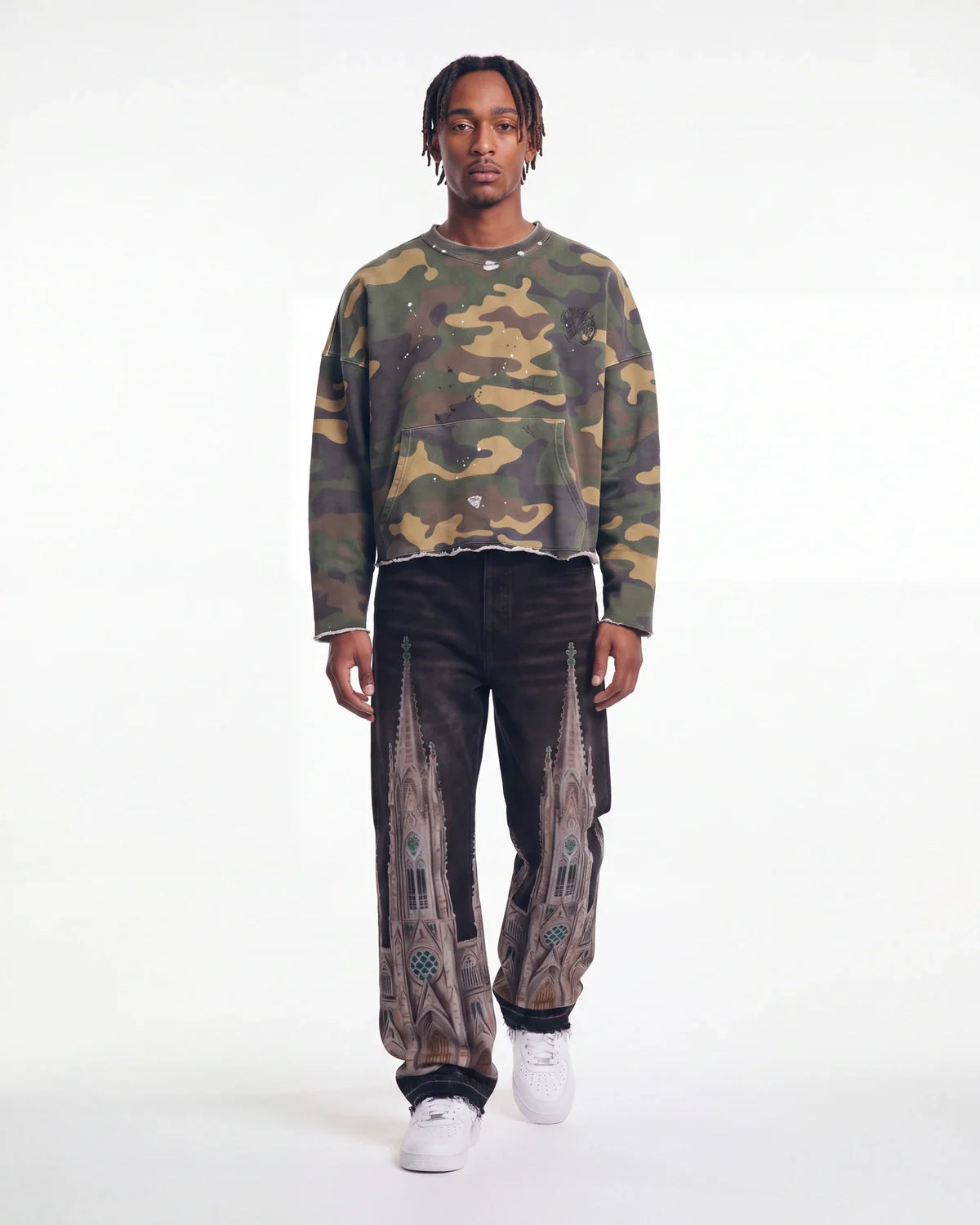 Saint Vanity Camo Crewneck