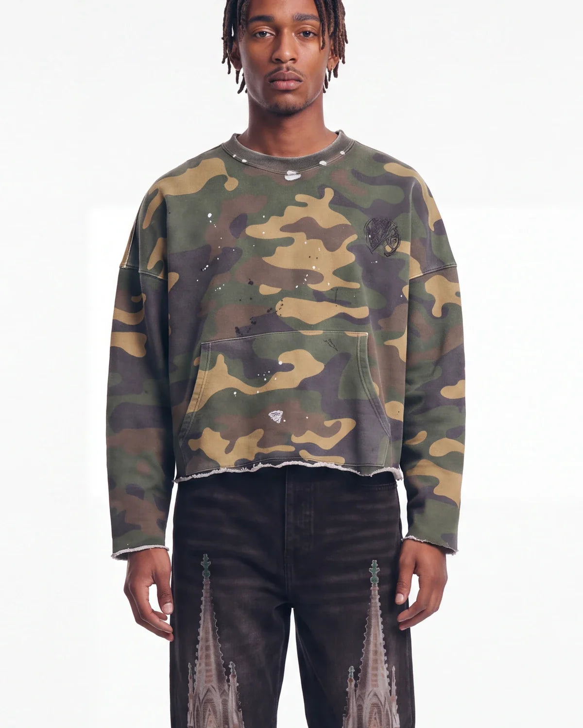 Saint Vanity Camo Crewneck