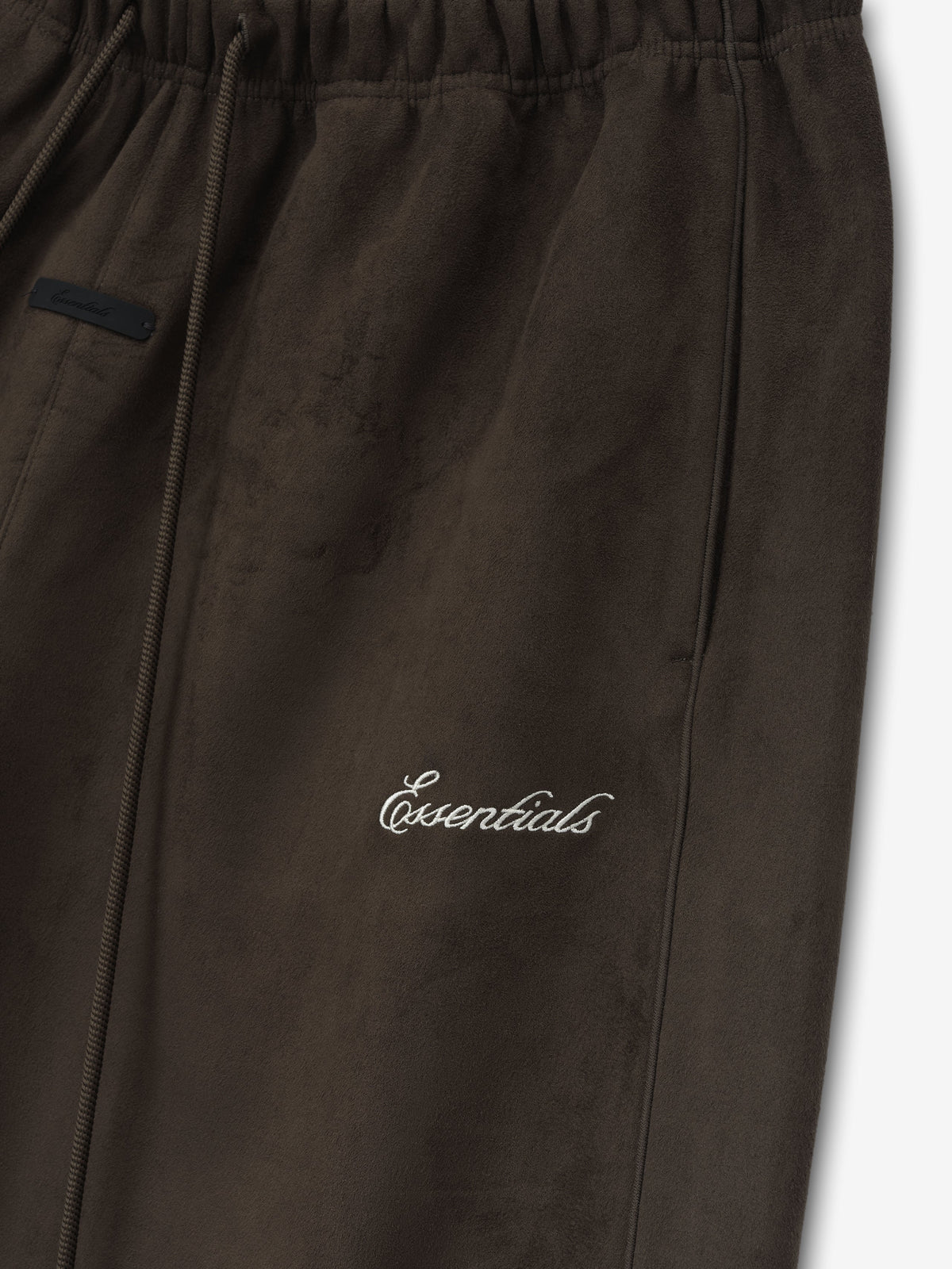 Suede Fleece Signature Relaxed Sweatshort W/ Piping
