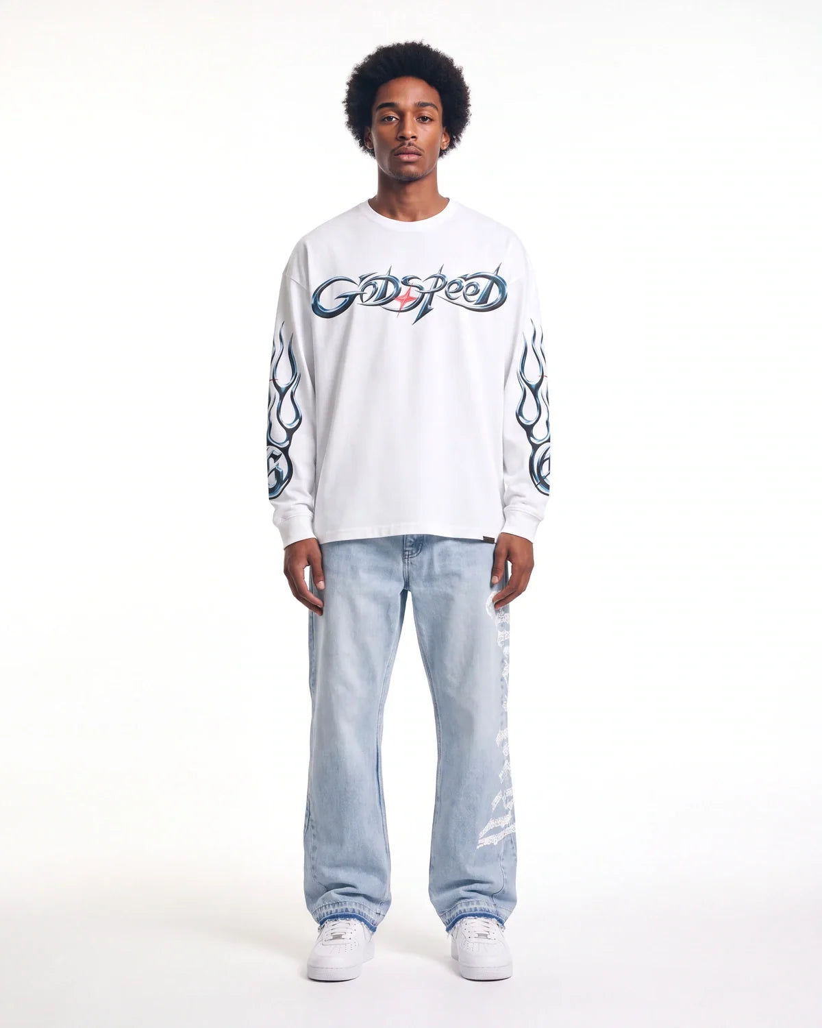 Godspeed New Age Reloaded L/S Tee White