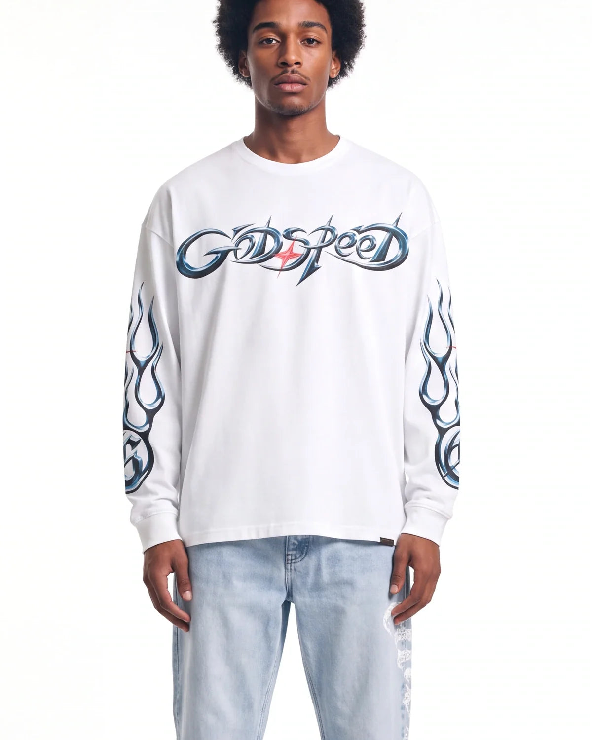 Godspeed New Age Reloaded L/S Tee White