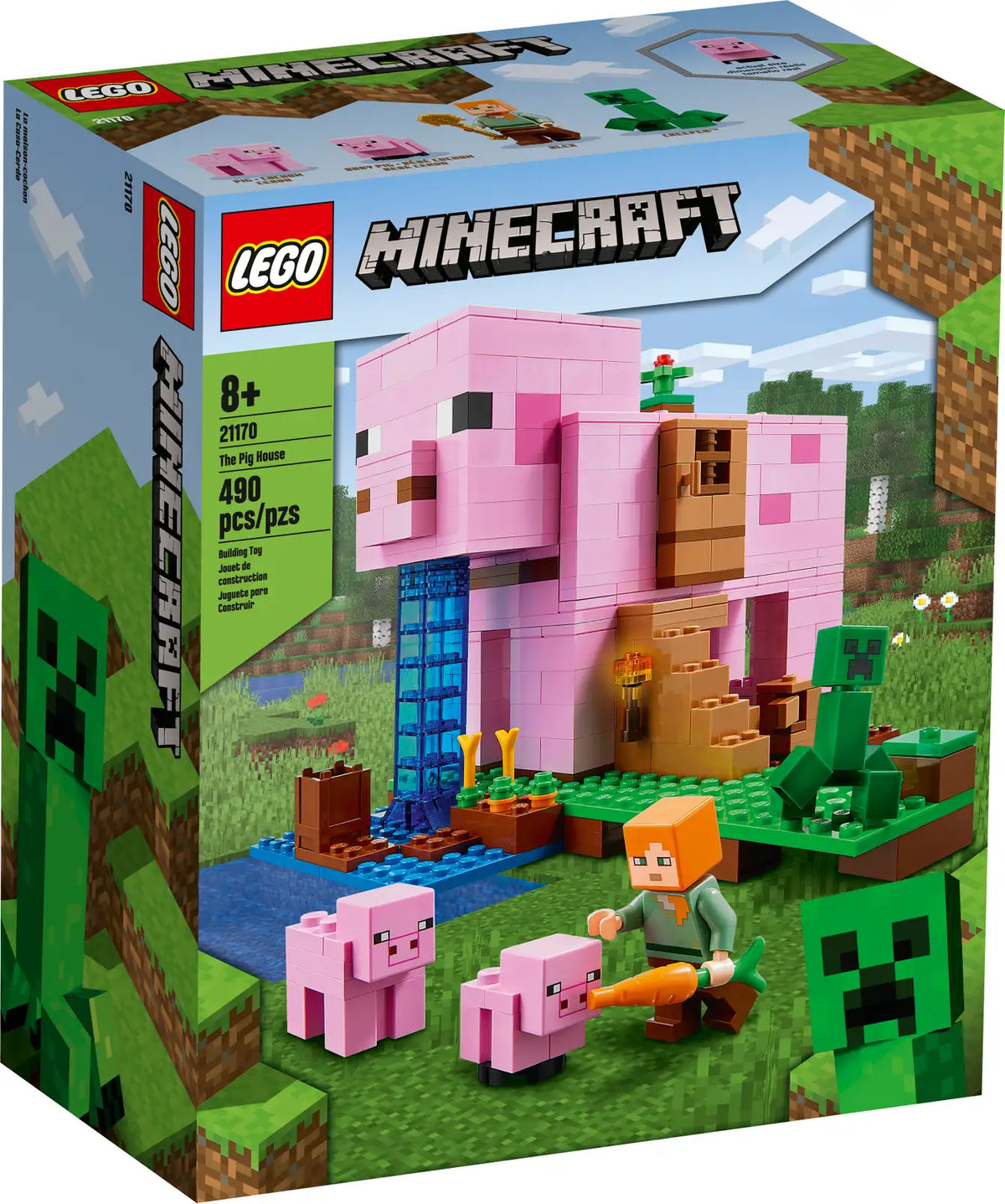 LEGO Minecraft The Pig House Set (21170)