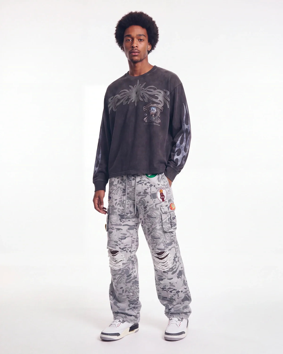 Vale Forever Valley Bling L/S Tee Black