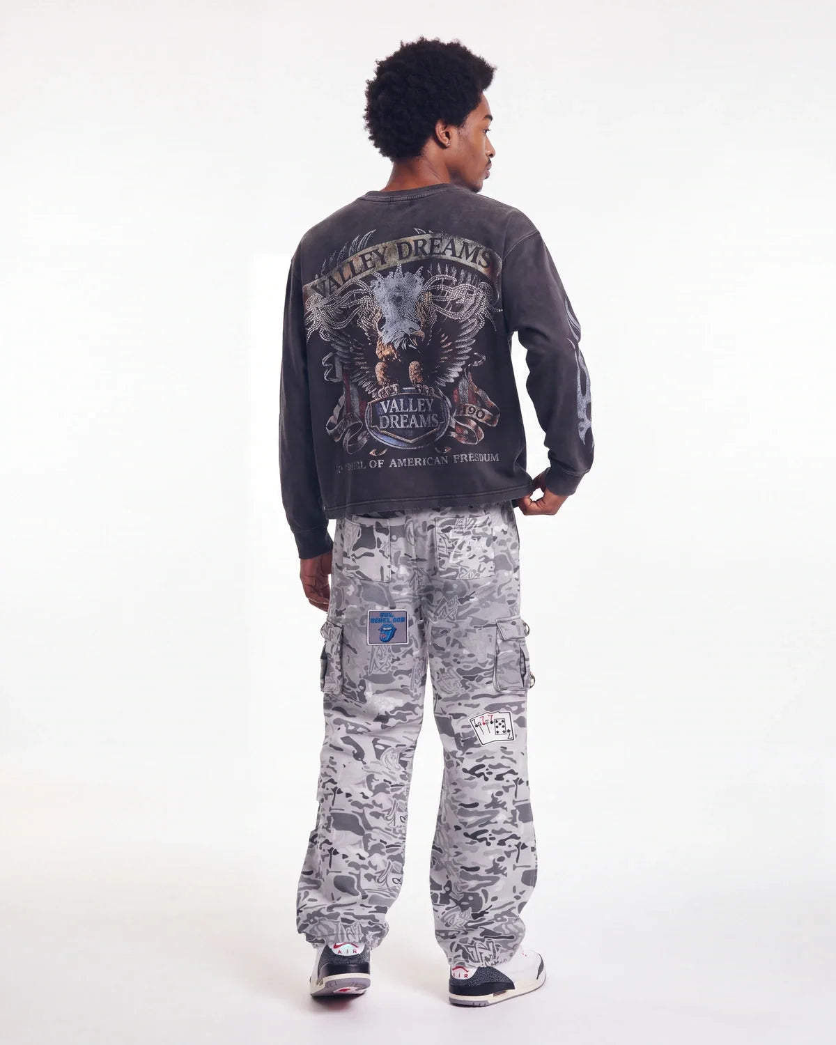 Vale Forever Valley Bling L/S Tee Black