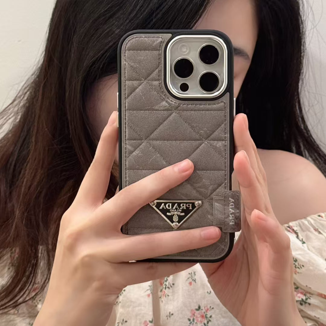 Elegant Prada Phone Case for iPhone 13-18 Pro & Pro Max