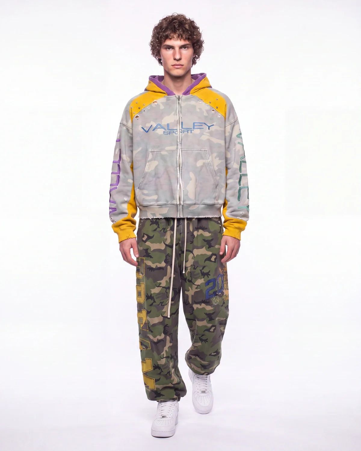 Vale Forever Boiler Room Zip Up Camo