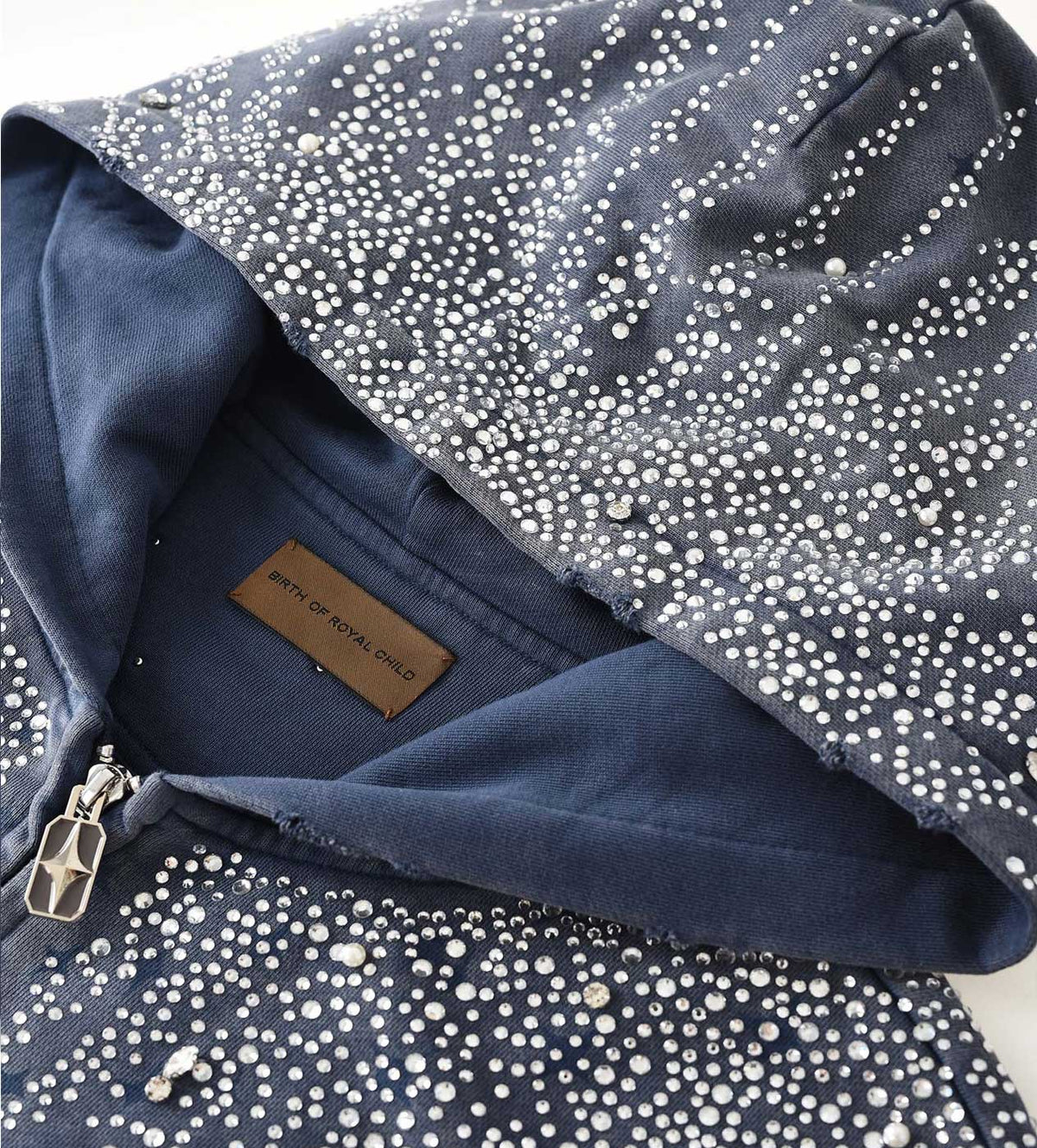 Birth of Royal Child 20k Stellar Diamond Hoodie Blue
