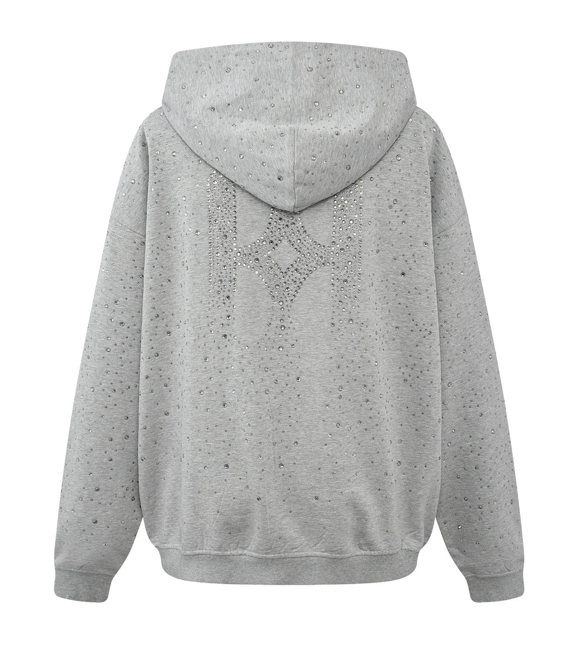 Birth of Royal Child 20k Swarovksi Diamond Hoodie Grey