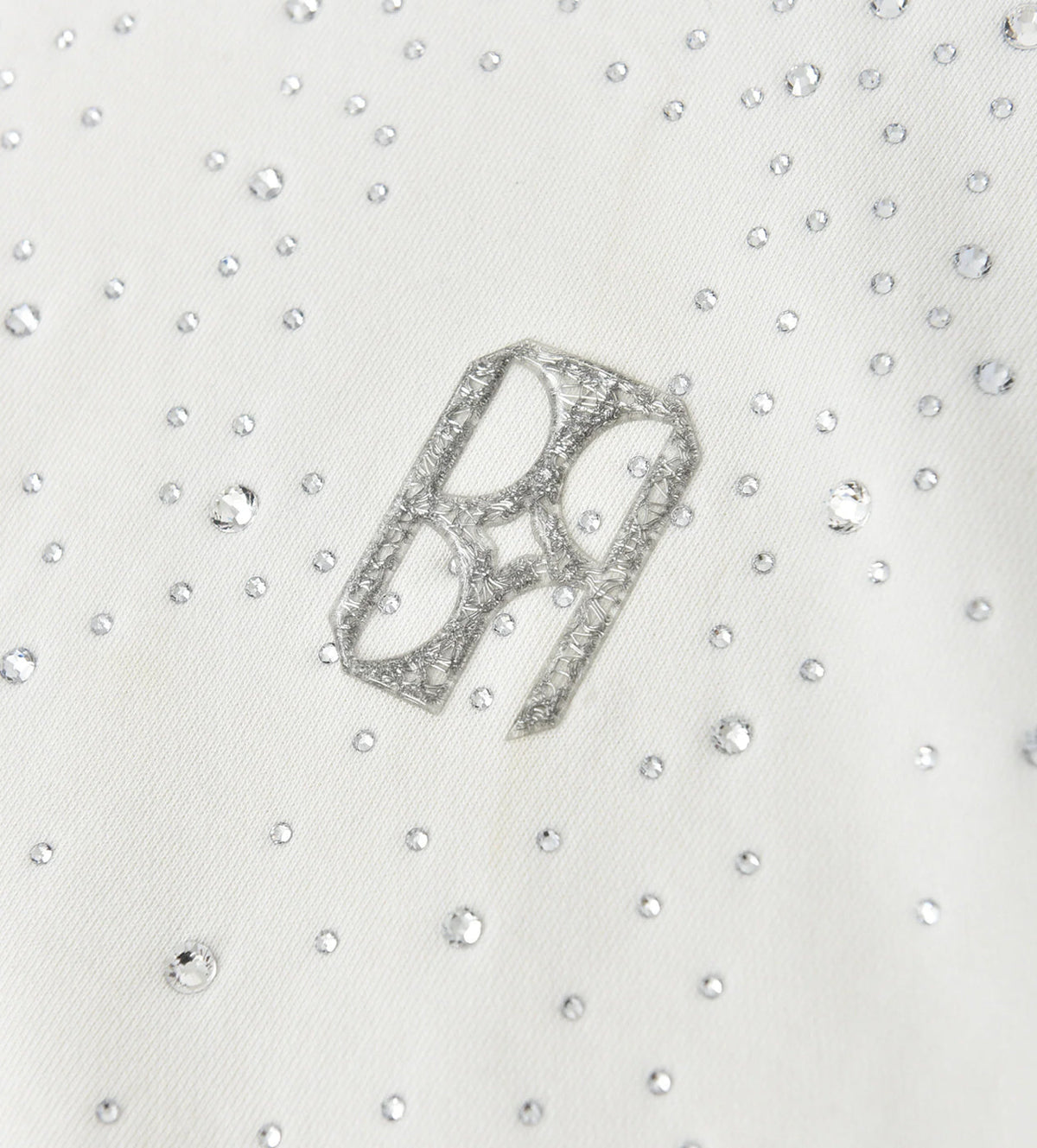 Birth of Royal Child 20k Swarovksi Diamond Hoodie White
