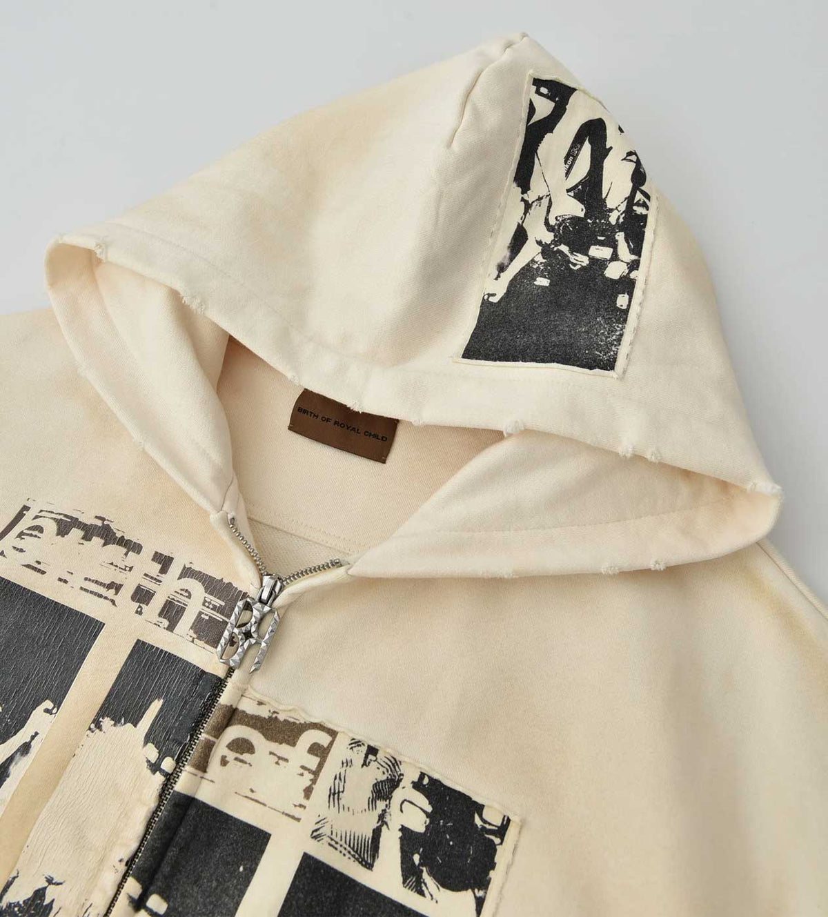 Birth of Royal Child Flash Light Hoodie White