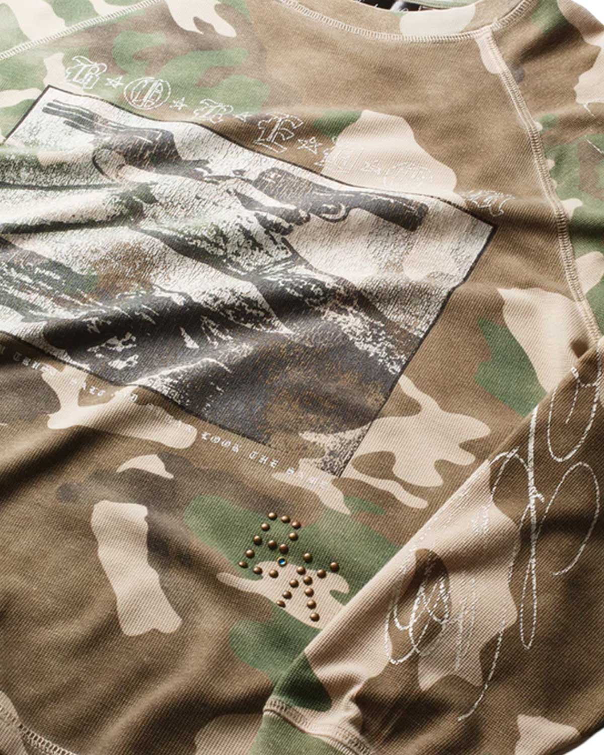 Boredom Kills Camo Trust L/S Tee
