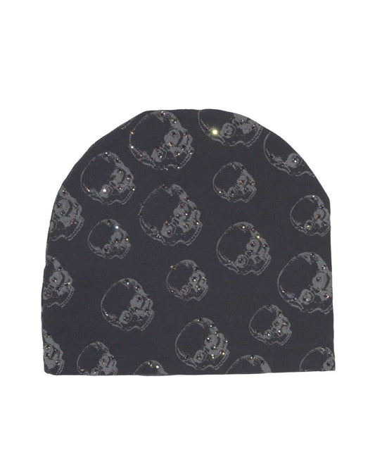 Bossi Vintage Rhinestone Beanie Black