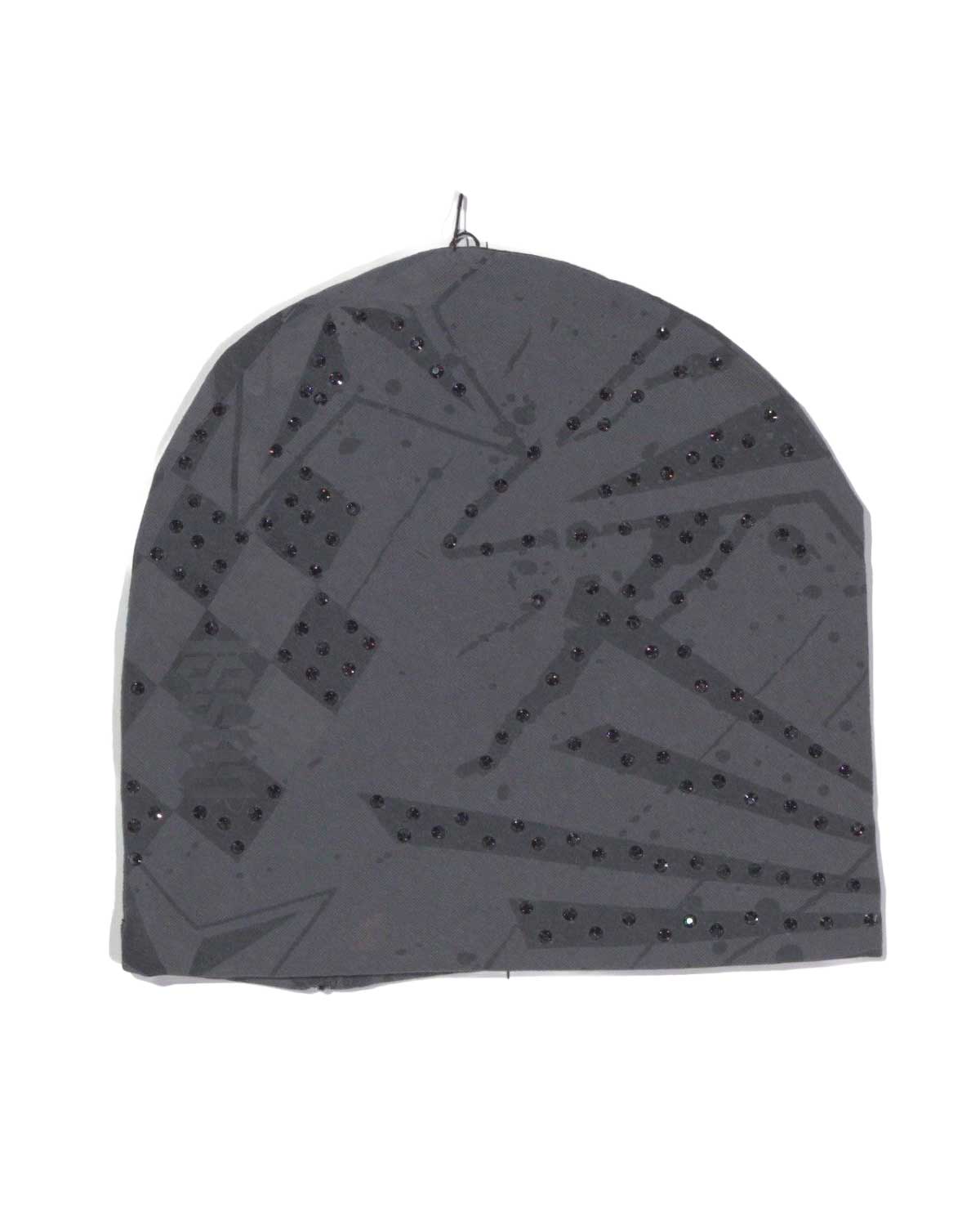 Bossi Vintage Rhinestone Beanie Black/Blue