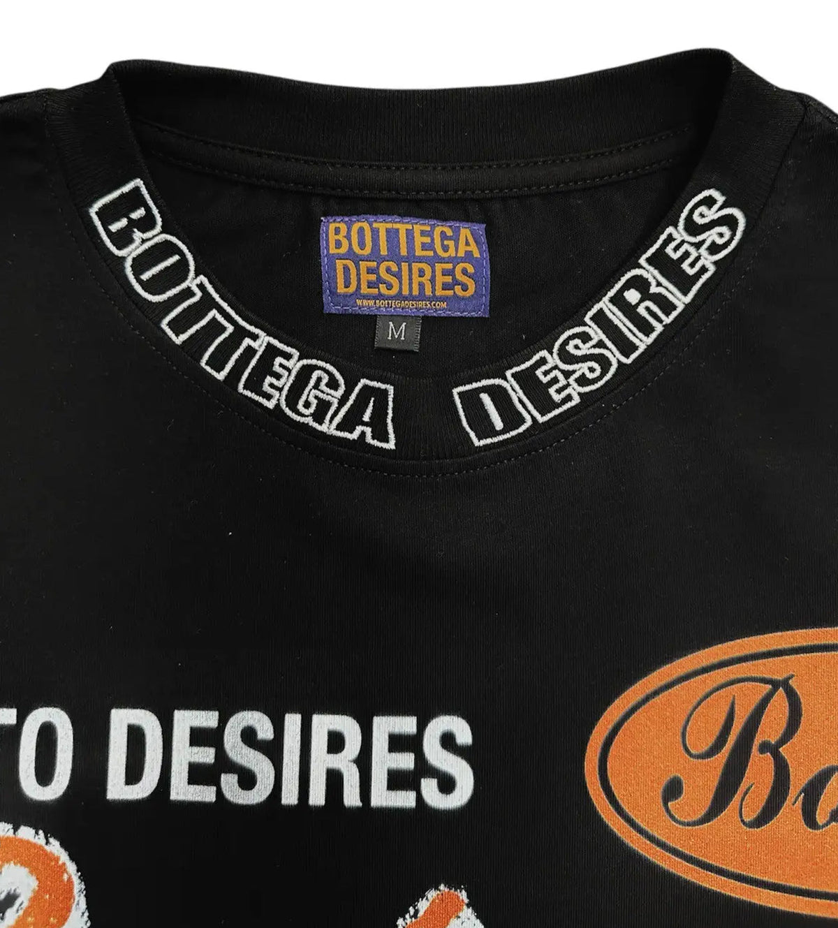 Bottega Desires Race to Desires L/S Tee Black