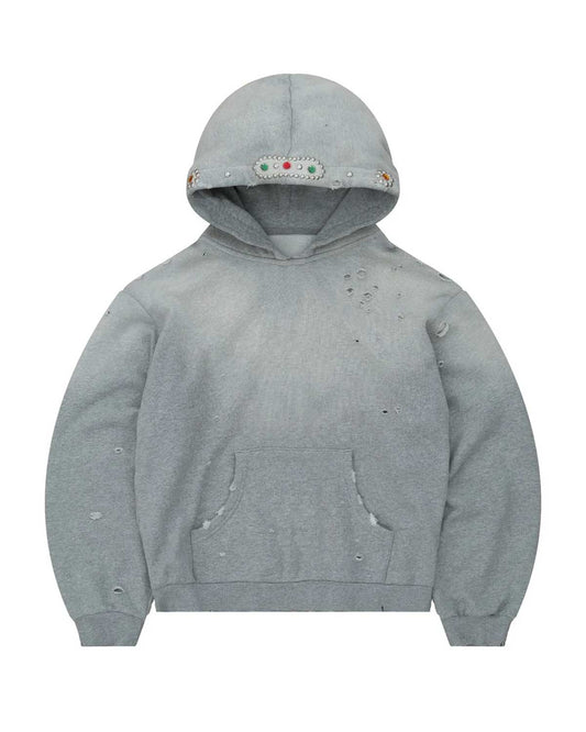 Bravest Studios Sapphire Pullover Hoodie Heather Grey
