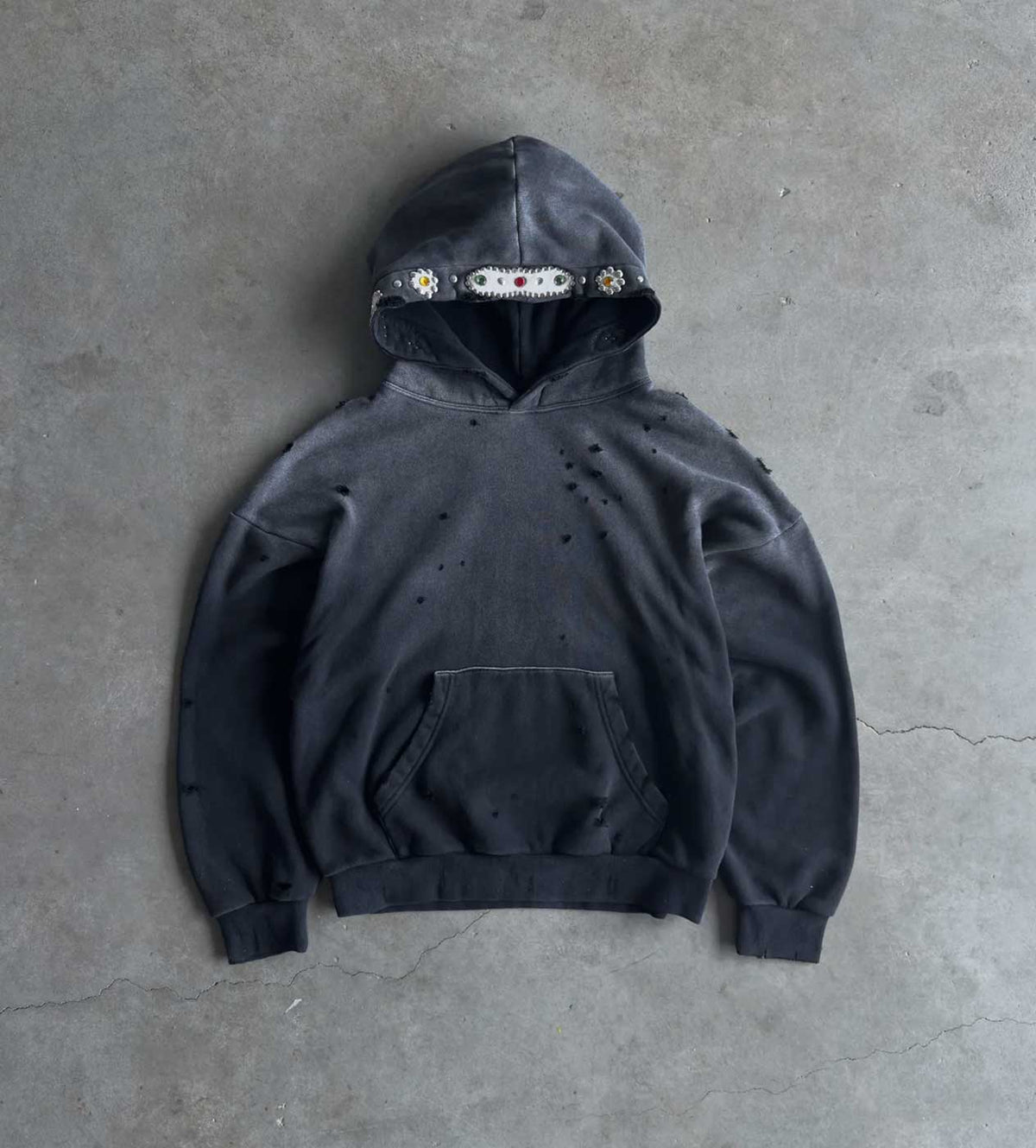 Bravest Studios Sapphire Pullover Hoodie Vintage Black