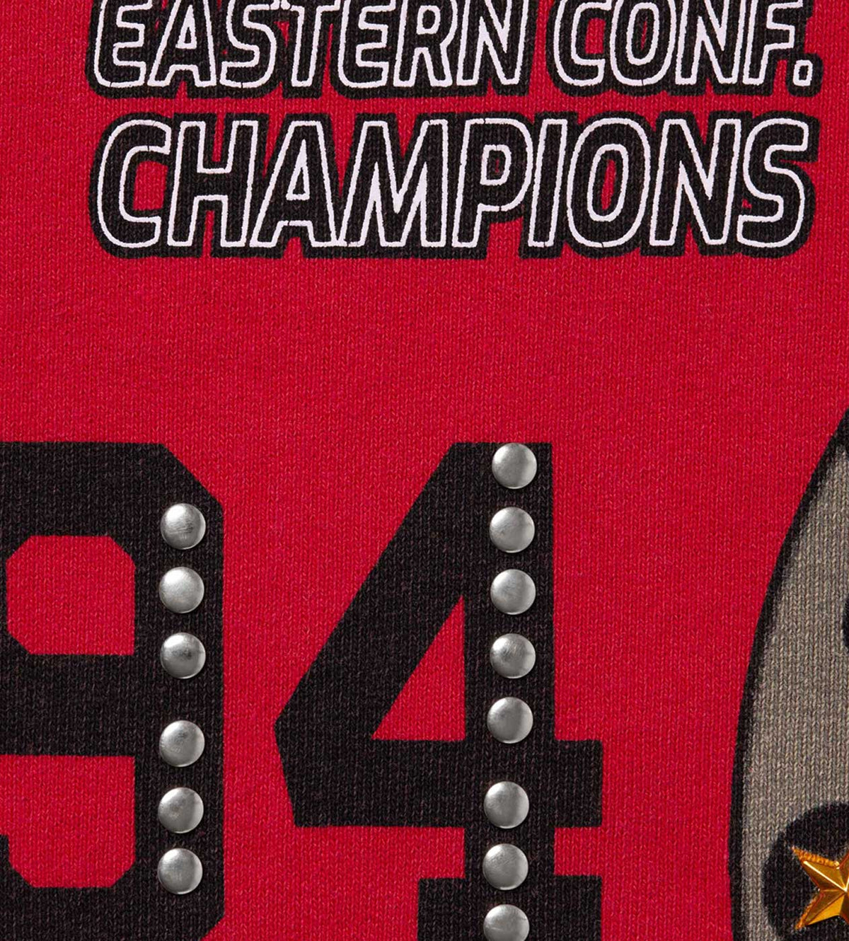 Supreme Champion Studded Hoodie Red