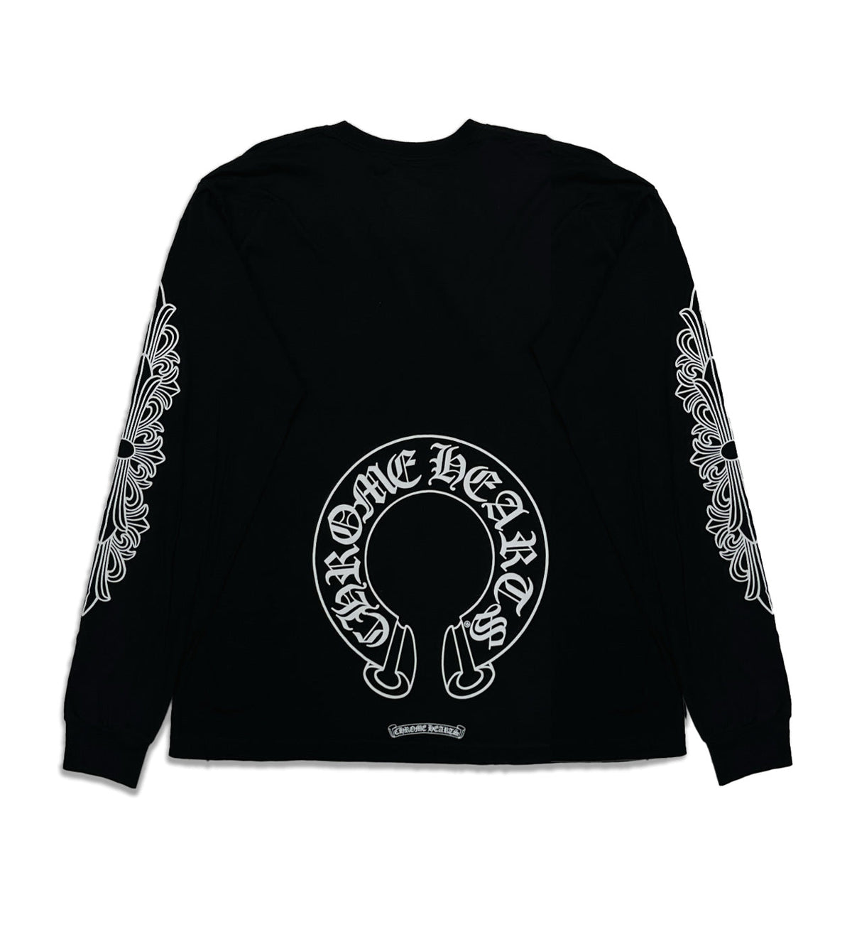 Chrome Hearts Black Horseshoe L/S Tee