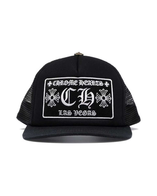 Chrome Hearts Las Vegas Trucker Hat Black