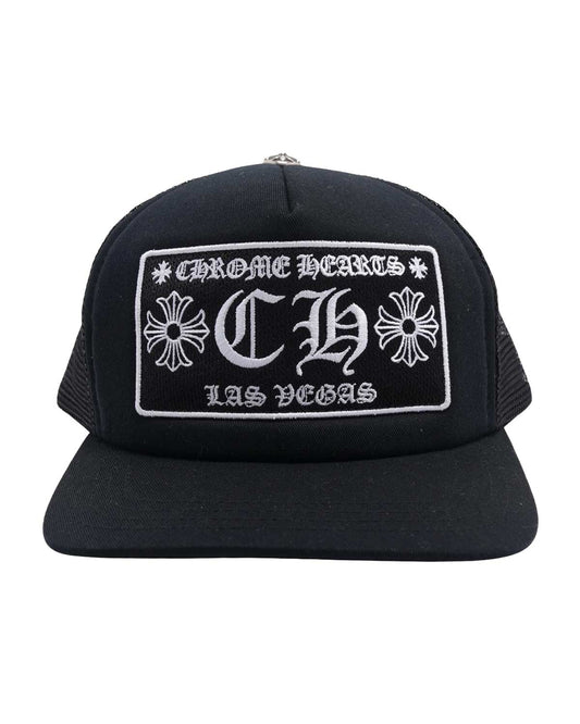 Chrome Hearts Las Vegas Trucker Hat Black