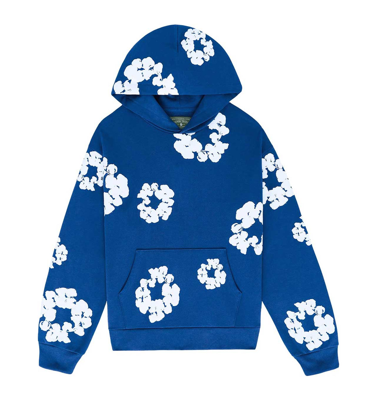Denim Tears Blue Cotton Wreath Hoodie